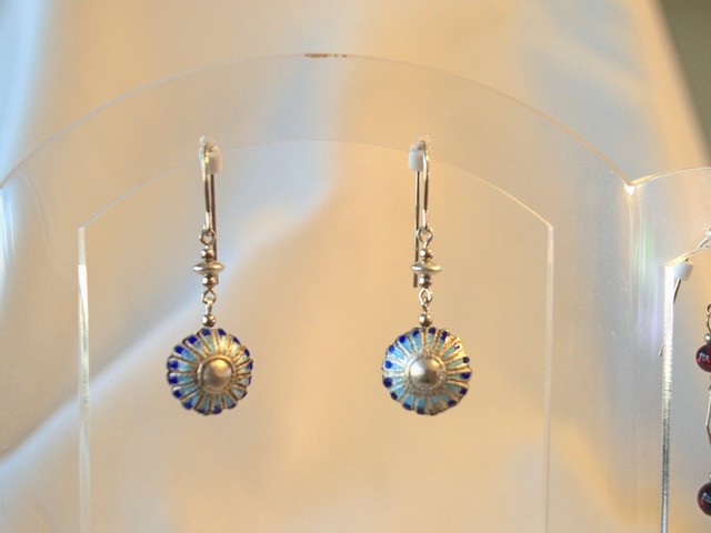 image of cloisonne earrings